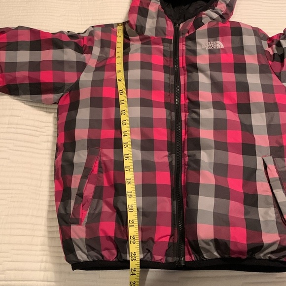 The North Face Puffer Jacket 2in1 Coat Reversible Vintage Black and Pink 550 - Picture 14 of 14